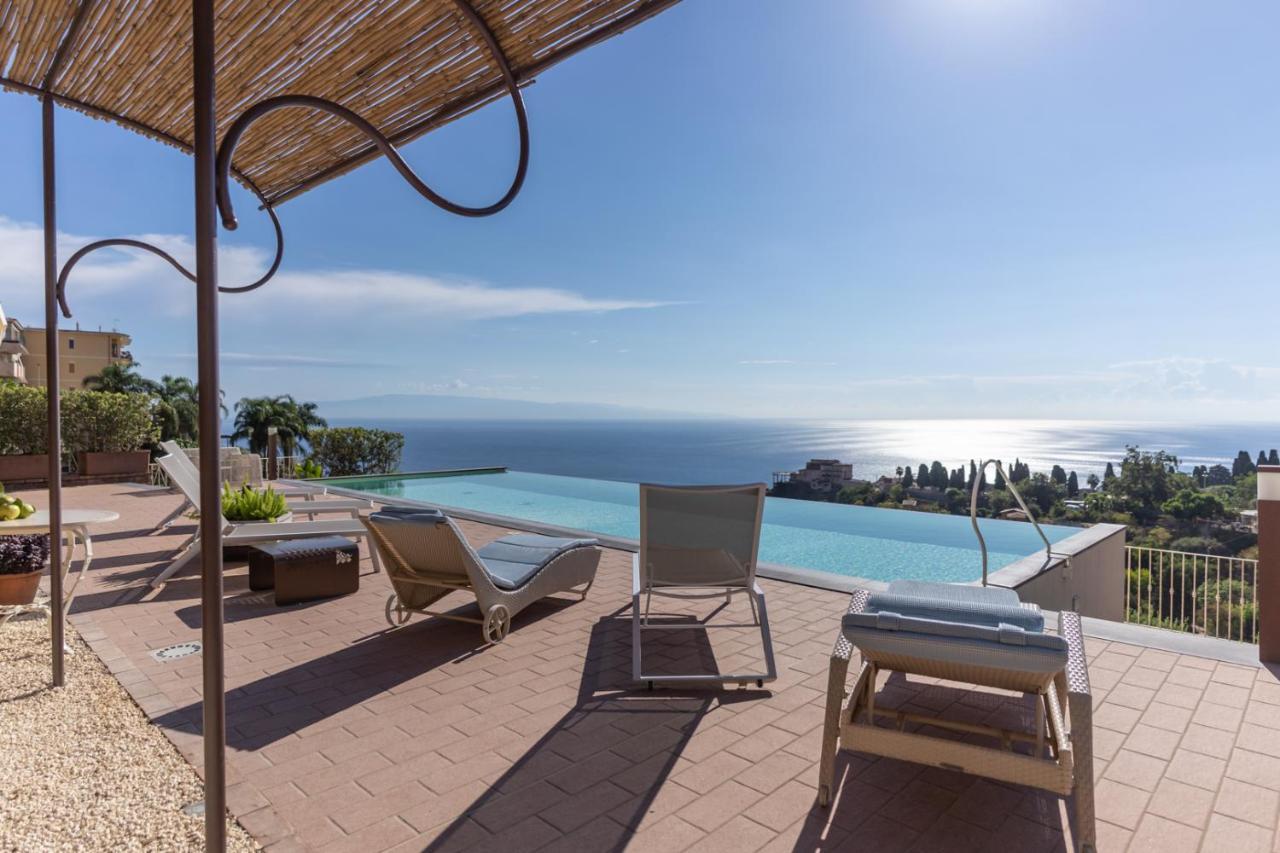 Taormina Skyline Villa Bagian luar foto