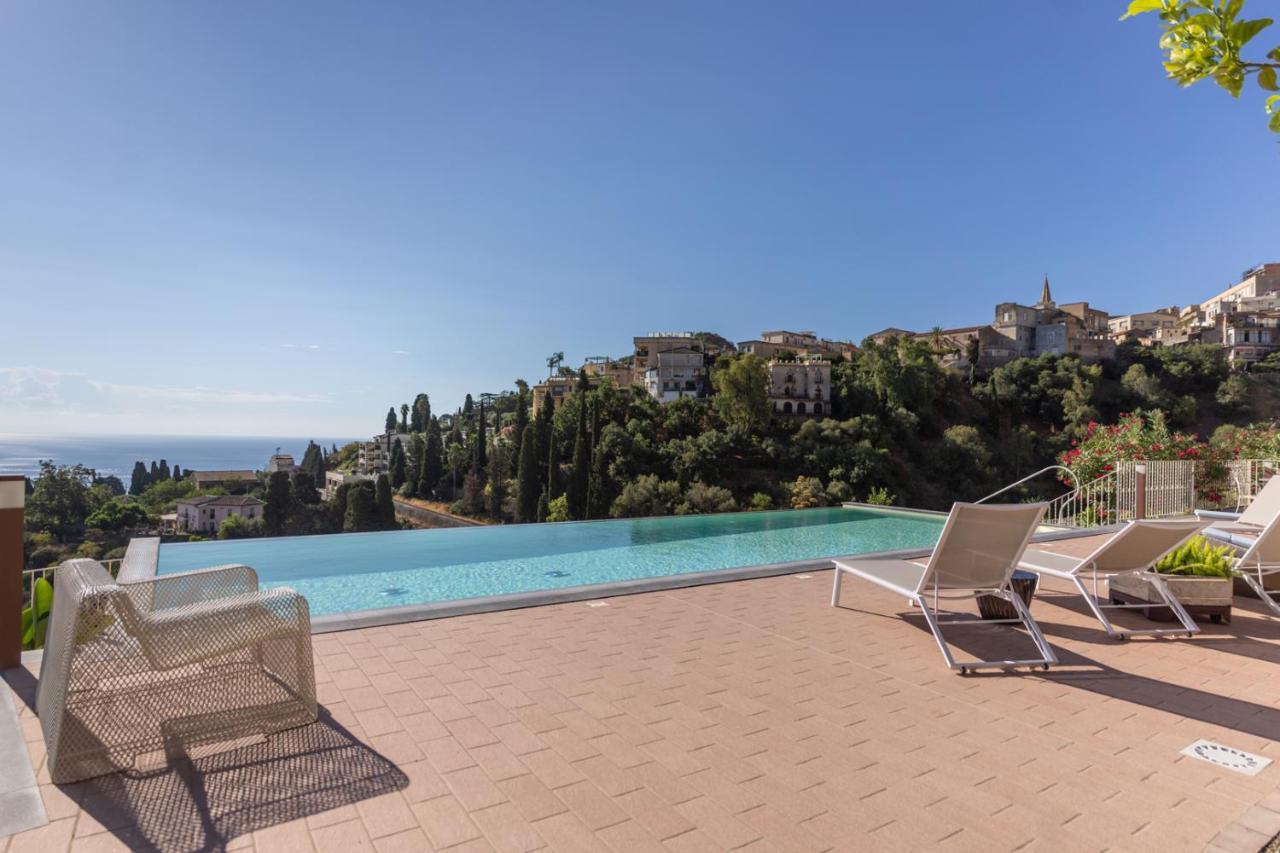 Taormina Skyline Villa Bagian luar foto