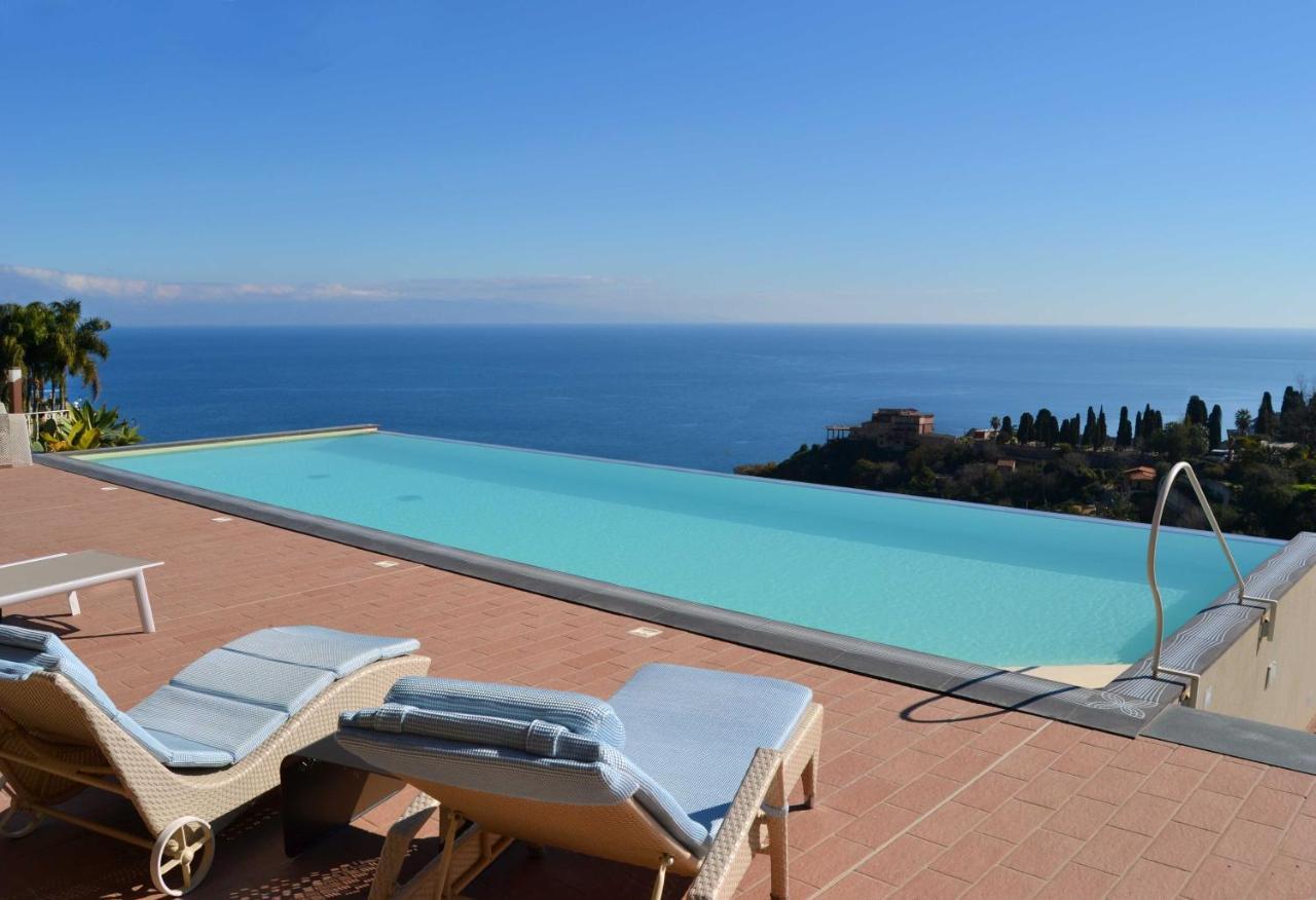 Taormina Skyline Villa Bagian luar foto